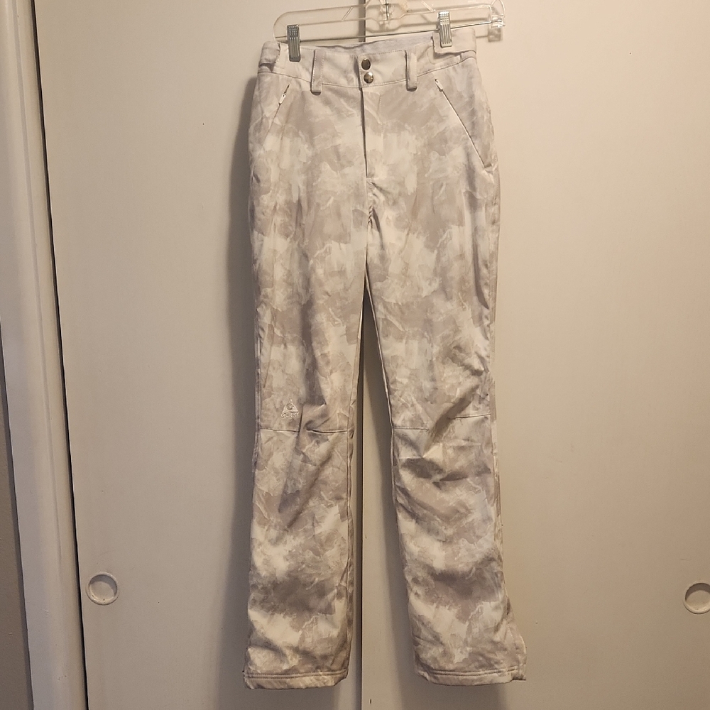 Gerry Weber Women's Patterned Cream Jeans